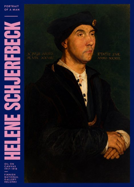 Helene Schjerfbeck Portrait of a Man I No3 - Poster