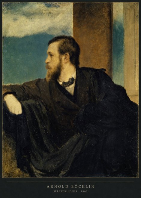 Arnold Böcklin Selbstbildnis No2 - Poster