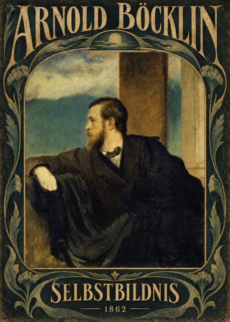 Arnold Böcklin Selbstbildnis No6 - Poster