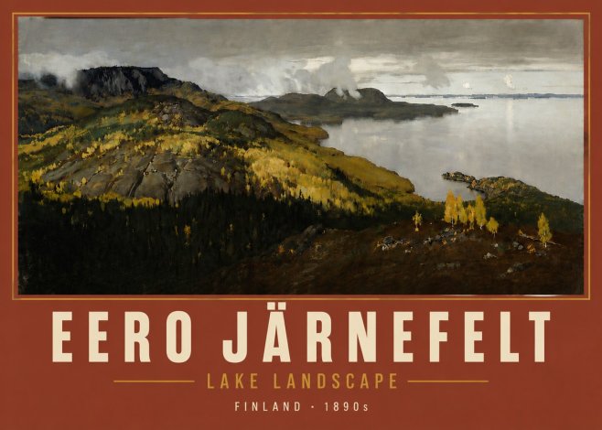 Eero Järnefelt Lake Landscape No5 - Poster