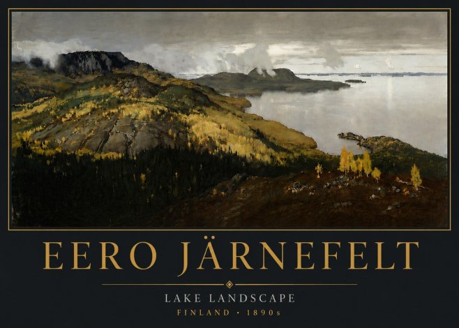 Eero Järnefelt Lake Landscape No6 - Poster