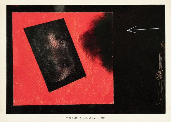 Paul Klee Neues Spiel Beginnt No5 - Poster