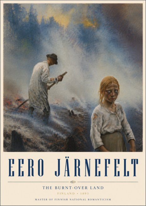 Eero Järnefelt The Burnt-over Land No6 - Poster