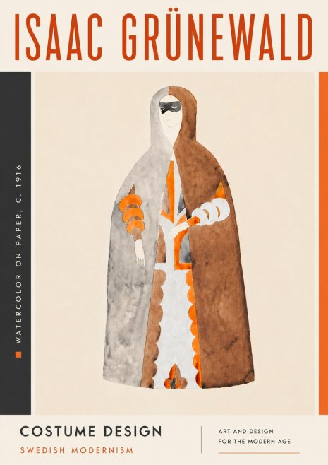 Isaac Grünewald Costume Design VI No6 - Poster