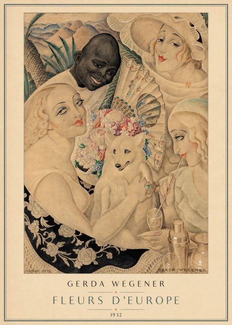 Gerda Wegener Fleurs D'europe No4 - Poster