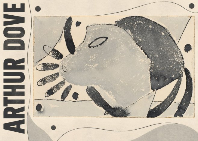 Arthur Dove Head No2 - Poster