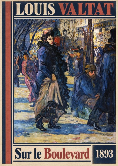 Louis Valtat Sur Le Boulevard No5 - Poster