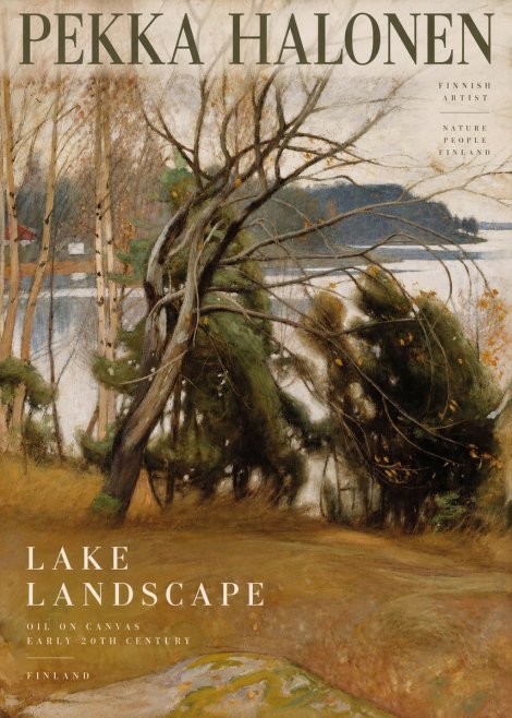 Pekka Halonen Lake Landscape No2 - Poster