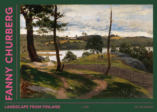 Fanny Churberg Landscape from Finland No2 - Poster