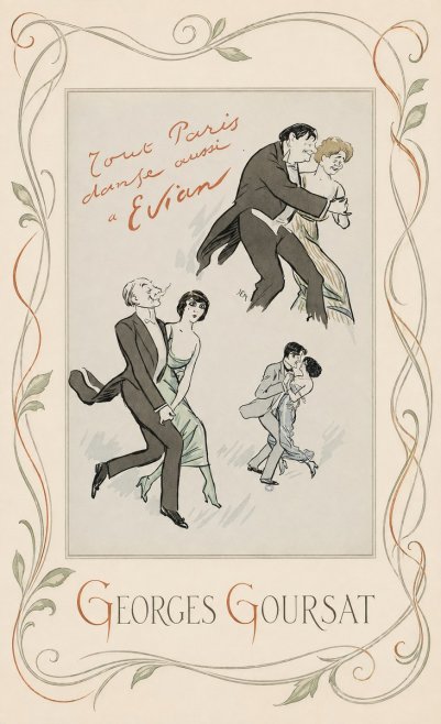 Georges Goursat Tout Paris Danse Aussi À Evian No4 - Poster
