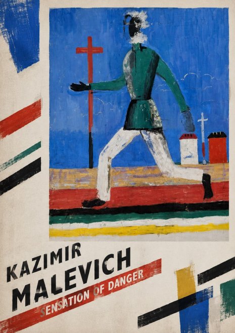 Kazimir Malevich Sensation of Danger No5 - Poster