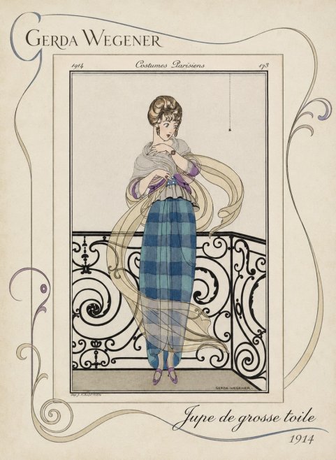 Gerda Wegener Jupe De Grosse Toile No3 - Poster