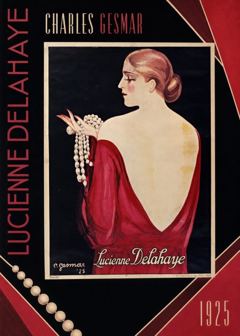 Charles Gesmar Lucienne Delahaye No6 - Poster