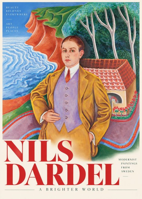 Nils Dardel Portrait in a Southern Landscape No4 - Poster