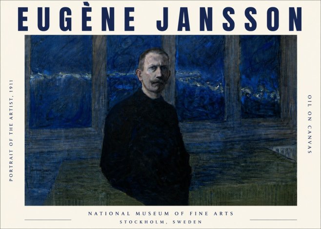 Eugène Jansson Portrait of the Artist, 1911 No4 - Poster