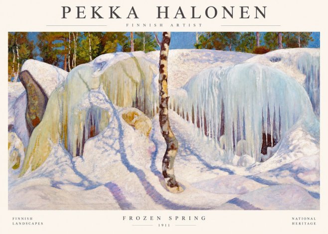 Pekka Halonen Frozen Spring No1 - Poster
