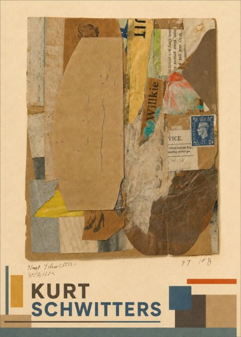 Kurt Schwitters Abstract Merz Collage No2 - Poster