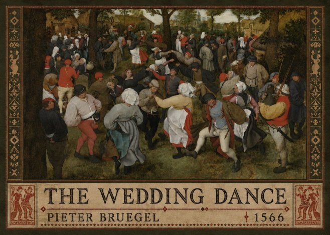 Pieter Bruegel The Wedding Dance I No2 - Poster