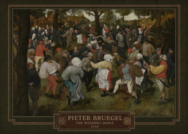 Pieter Bruegel The Wedding Dance I No3 - Poster