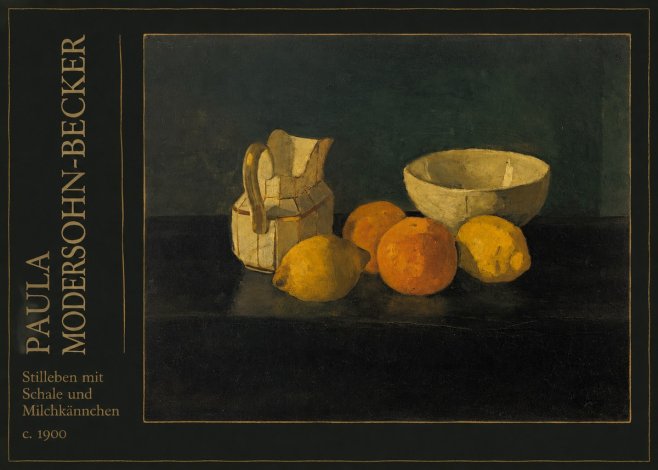 Paula Modersohn-Becker Stilleben Mit Schale Und Milchkännchen No2 - Poster
