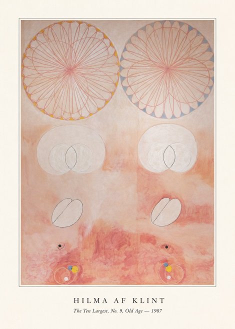 Hilma af Klint The Ten Largest, No. 9, Old Age – 1907 No4 - Poster