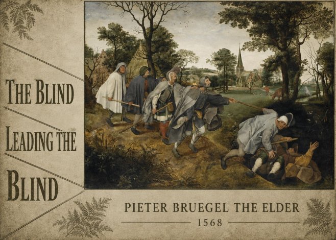 Pieter Bruegel The Blind Leading the Blind I No6 - Poster