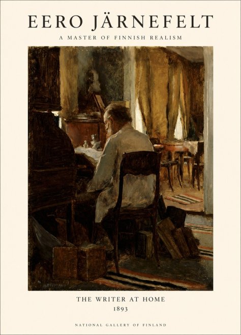 Eero Järnefelt The Writer at Home No1 - Poster