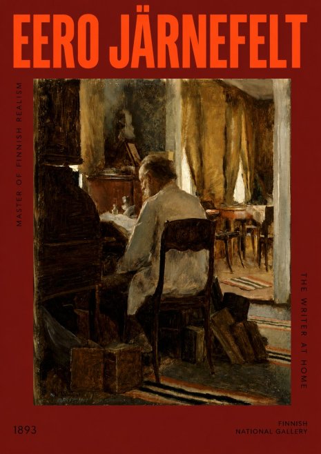 Eero Järnefelt The Writer at Home No2 - Poster