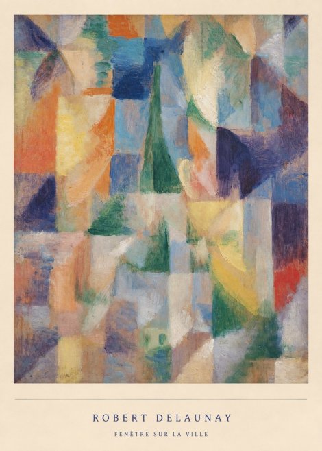 Robert Delaunay Fenêtre Sur La Ville No5 - Poster