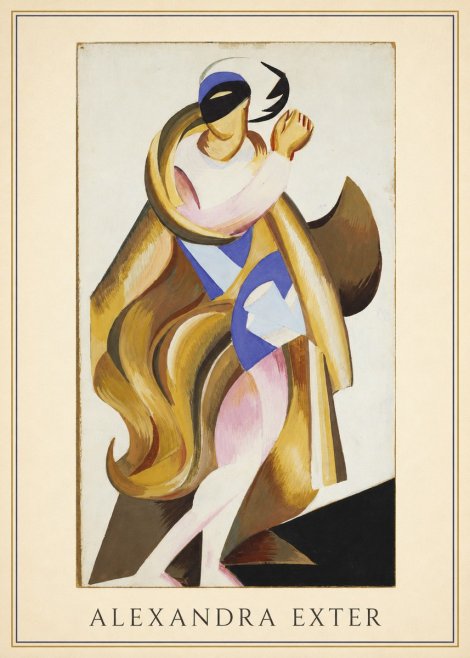 Alexandra Exter Art Deco Figure No3 - Poster