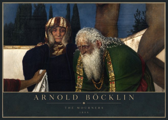Arnold Böcklin Lamentation over the Dead Christ No6 - Poster