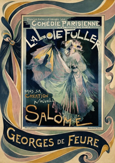 Georges de Feure La Loïe Fuller - Salomé I No5 - Poster