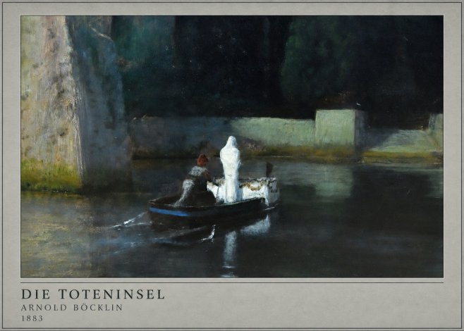 Arnold Böcklin Die Toteninsel IV No4 - Poster