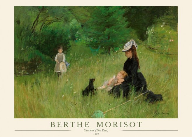 Berthe Morisot Summer (the Rest) No1 - Poster