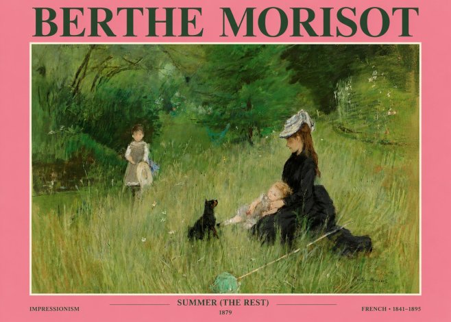 Berthe Morisot Summer (the Rest) No3 - Poster