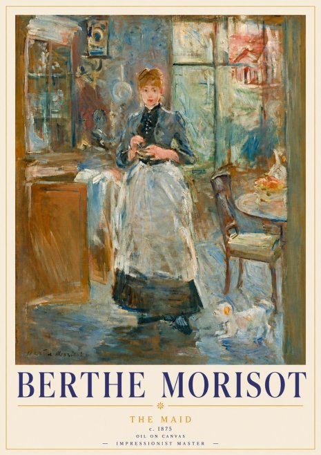 Berthe Morisot The Maid No4 - Poster