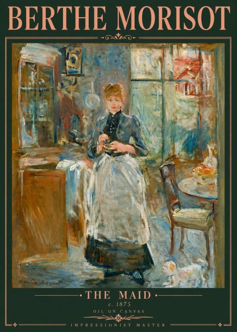 Berthe Morisot The Maid No5 - Poster