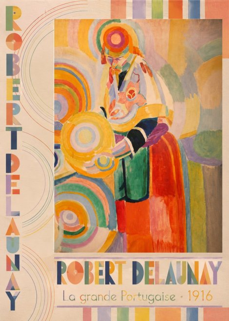 Robert Delaunay La Grande Portugaise II No5 - Poster