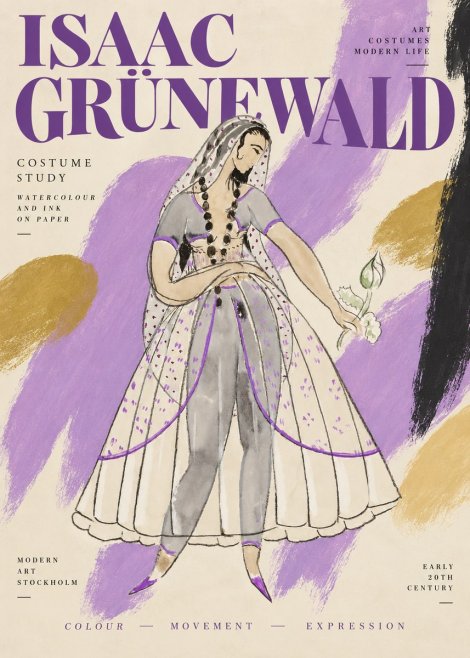 Isaac Grünewald Costume Study IV No2 - Poster