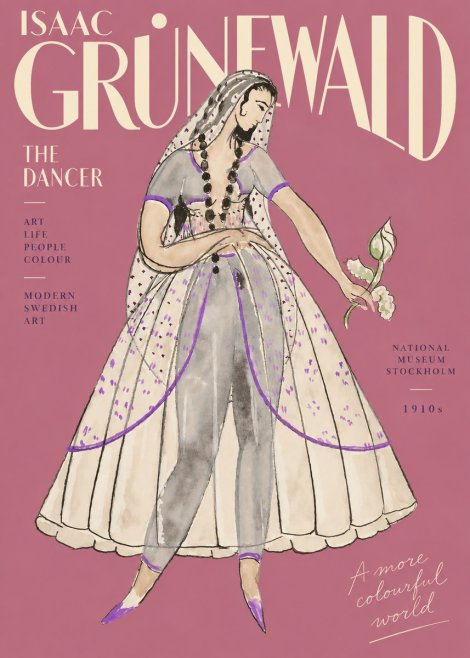 Isaac Grünewald Costume Study IV No5 - Poster