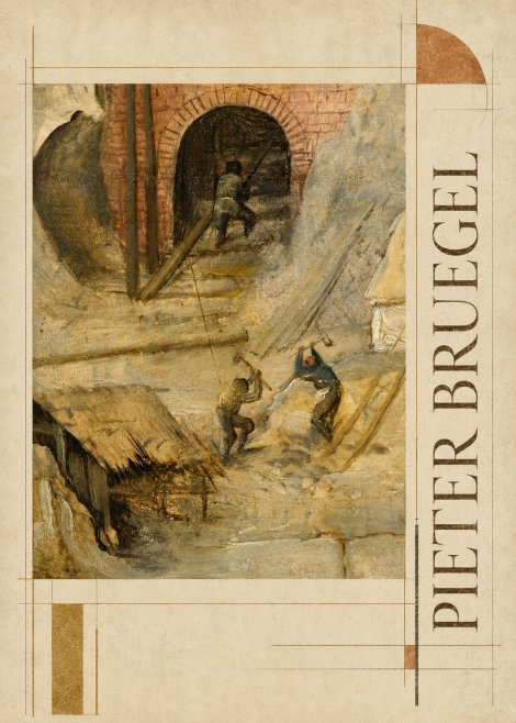 Pieter Bruegel The Miners No4 - Poster