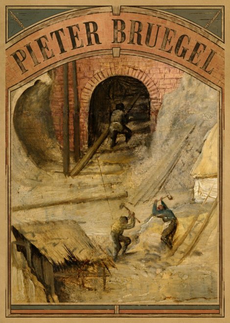 Pieter Bruegel The Miners No6 - Poster