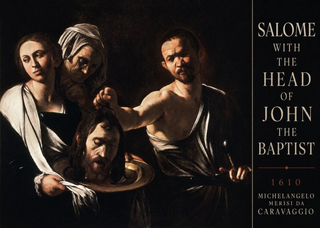 Michelangelo Merisi da Caravaggio Salome with the Head of John the Baptist No3 - Poster