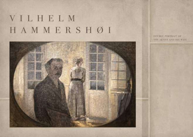 Vilhelm Hammershøi Double Portrait of the Artist and His Wife No4 - Poster