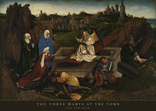 Jan van Eyck The Three Marys at the Tomb No5 - Poster