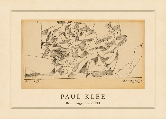 Paul Klee Brunnengruppe No4 - Poster