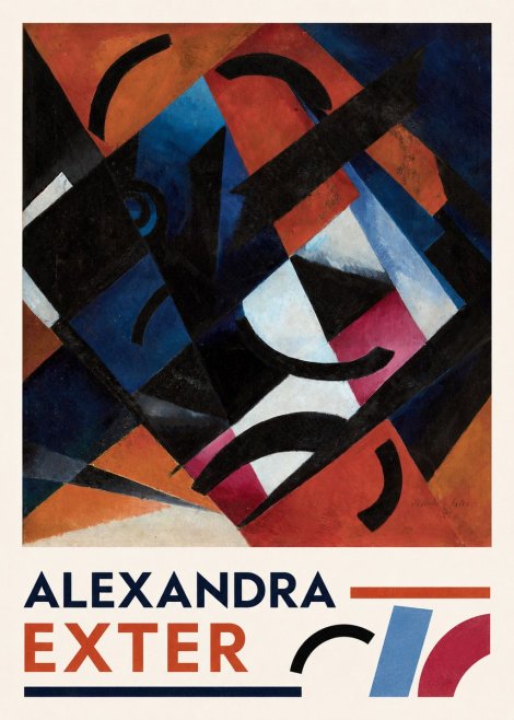 Alexandra Exter Abstract Composition No3 - Poster