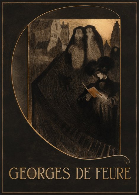 Georges de Feure La Liseuse No3 - Poster