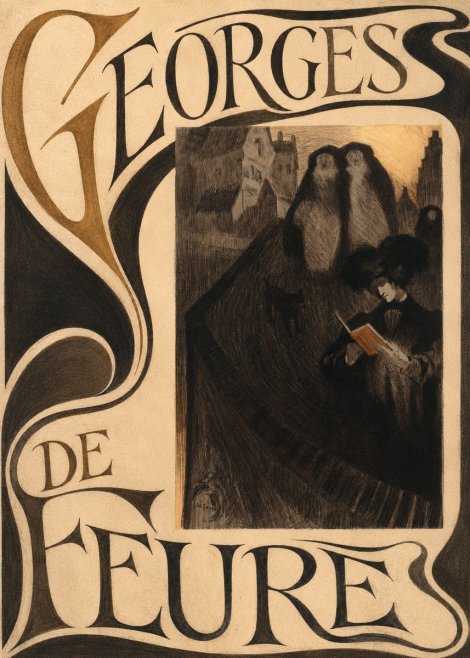 Georges de Feure La Liseuse No5 - Poster
