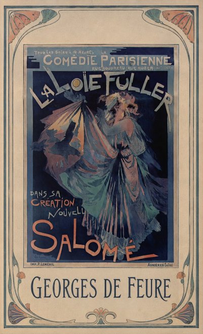 Georges de Feure La Loïe Fuller - Salomé II No1 - Poster